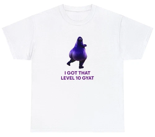 I Got That Level 10 Gyat T Shirt Funny Ironic Gyatt Oddly Specific Cursed Tee