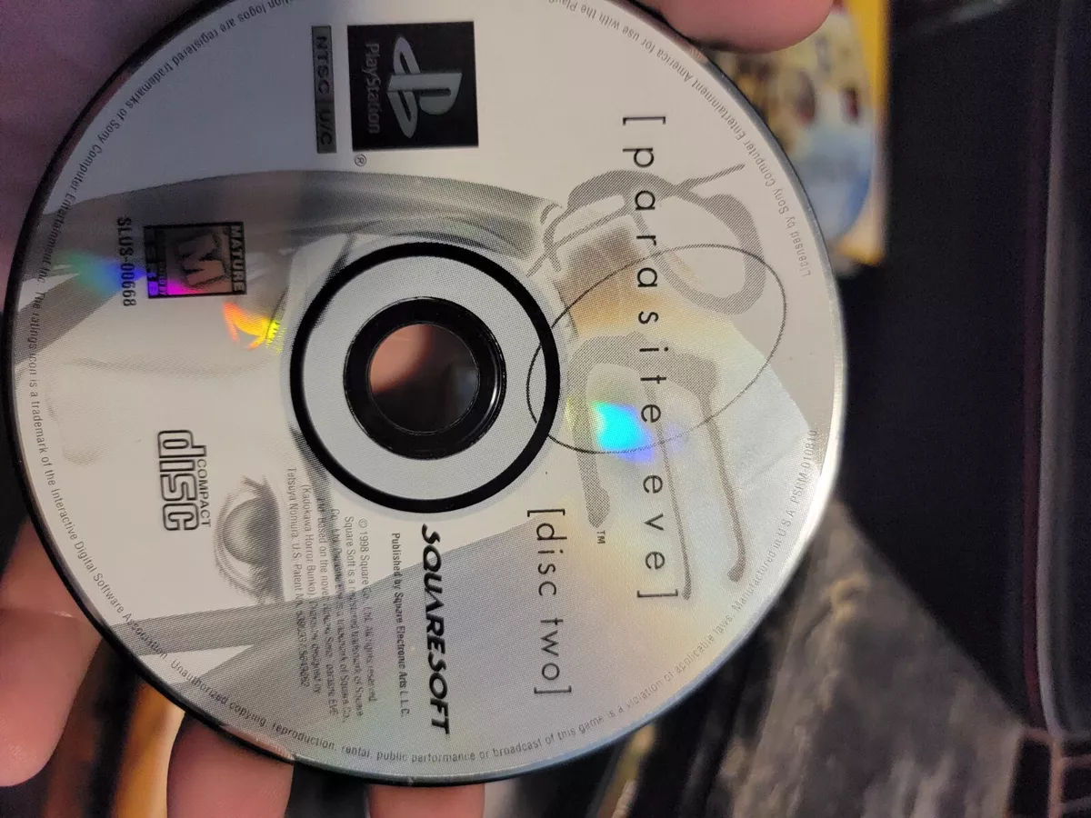 Parasite Eve (Sony PlayStation 1, 1998) PS1 Discs And Case No