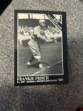 1991 The Sporting News Conlon Collection Frankie Frisch #305 Cardinals (y)