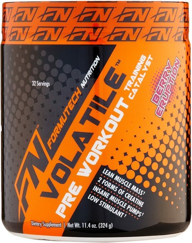 Formutech Nutrition Volatile Premium Pre-Workout Creatine Powder 30 Servings New - Picture 1 of 3