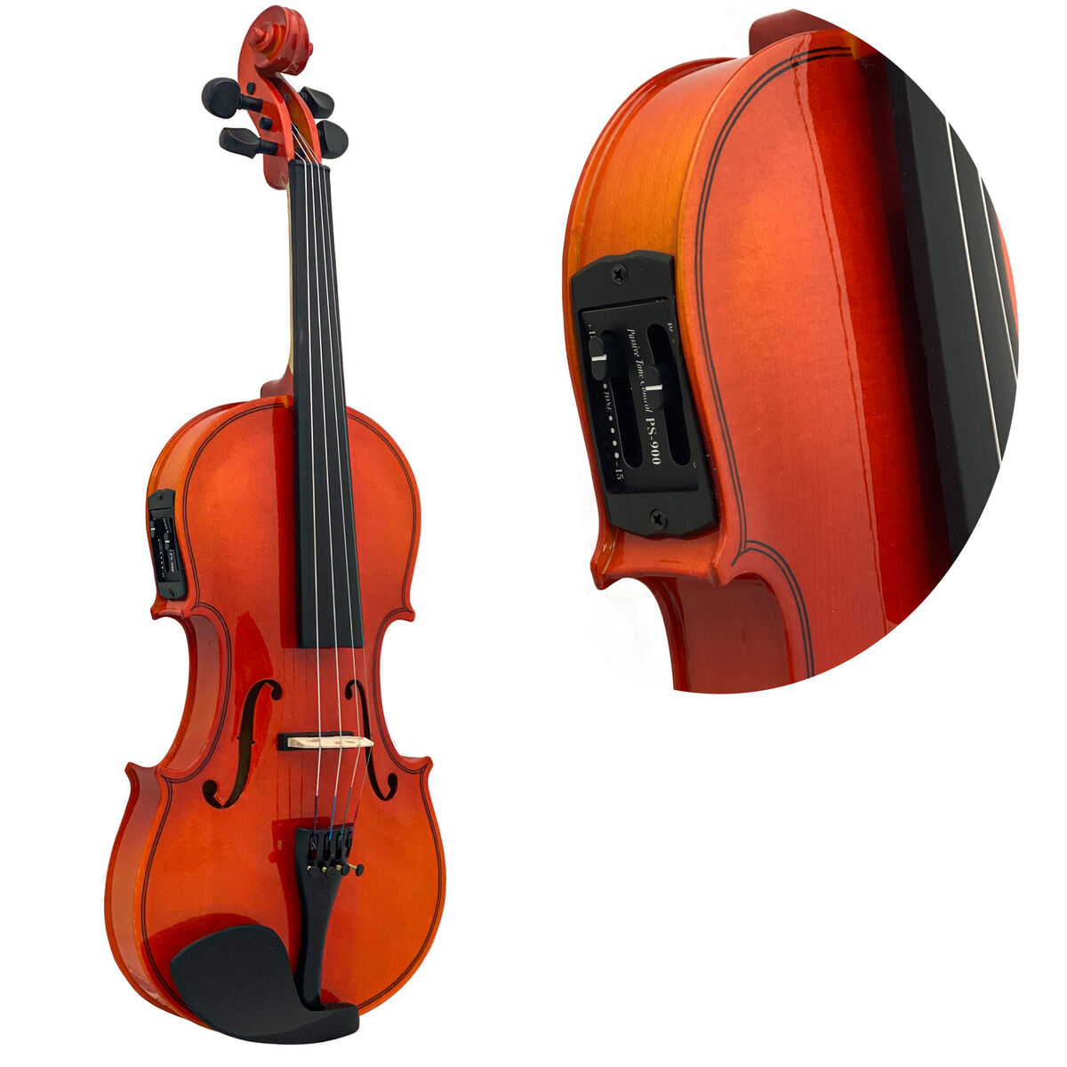 Fever Acoustic Electric Violin, Full Size 4/4, Case, Bow | eBay Fever Acoustic Electric Violin, Full Size 4/4, Case, Bow | eBay