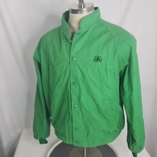 Vtg Pioneer Seed Swingster Jacket Proud To Be A Farmer Green Mens M/L