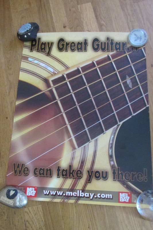 PLAY GREAT GUITAR POSTER WE CAN TAKE YOU THERE-MELBAY-2 DIFFERENT POSTERS