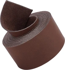 Full Grain Genuine Leather Straps 1.5 Inches Wide 78 Inches Long Single Sided PU