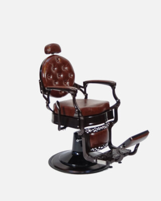 Herren Friseurstuhl Barber Barbier Stuhl Barbershop John Barber & Son DOUBLE CHO