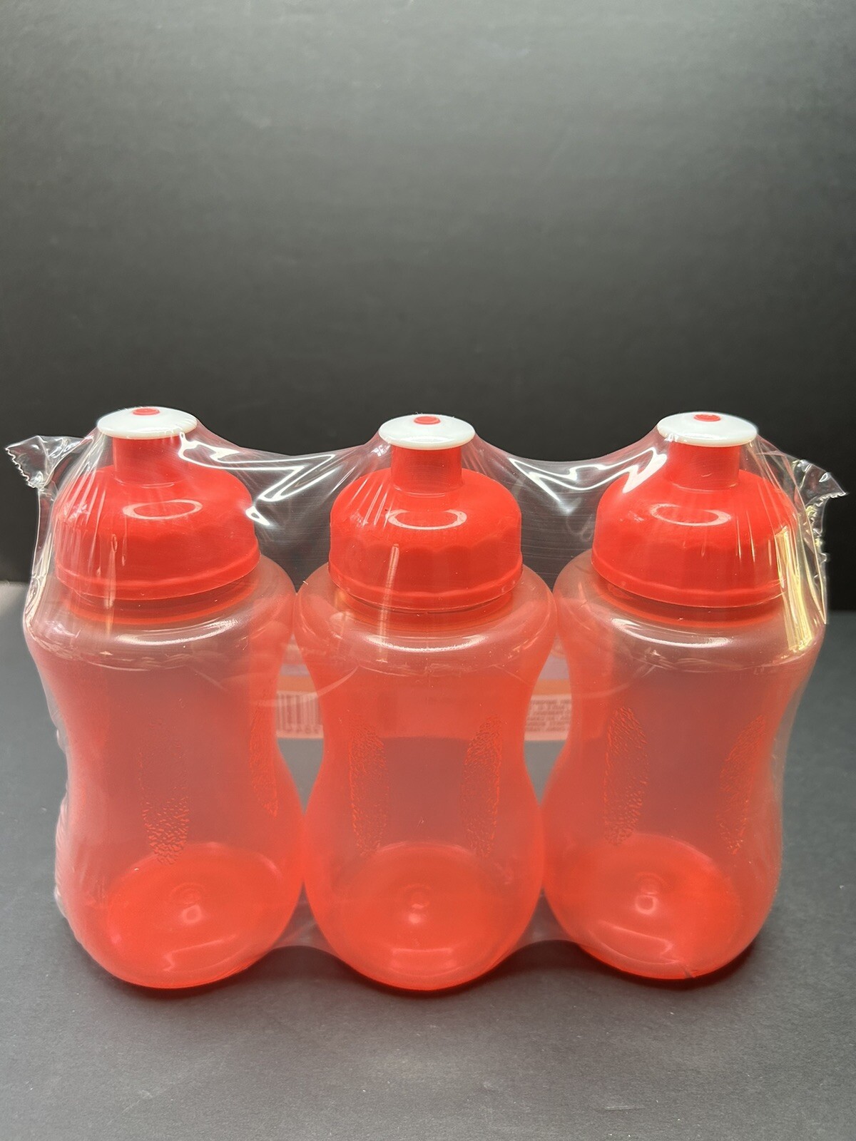 Kids 9.6-oz. Pull Spout Water Bottle, Red 3 Pack BPA Free