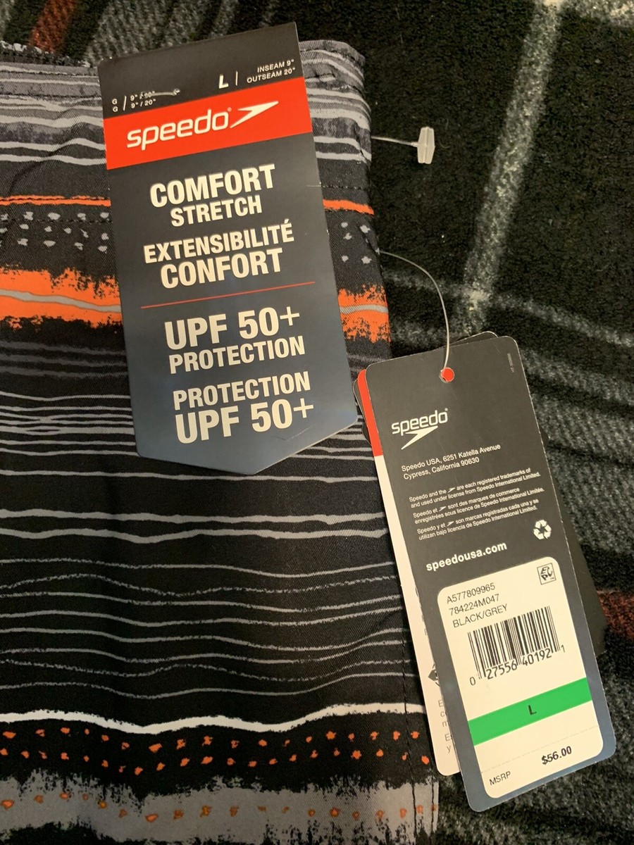 Speedo Mens Border Line Striped Performance 20
