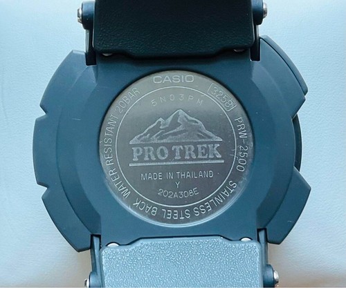 Casio Protrek PRW-2500 CASIO Tough Solar Watch Black w/box From Japan - Picture 2 of 6