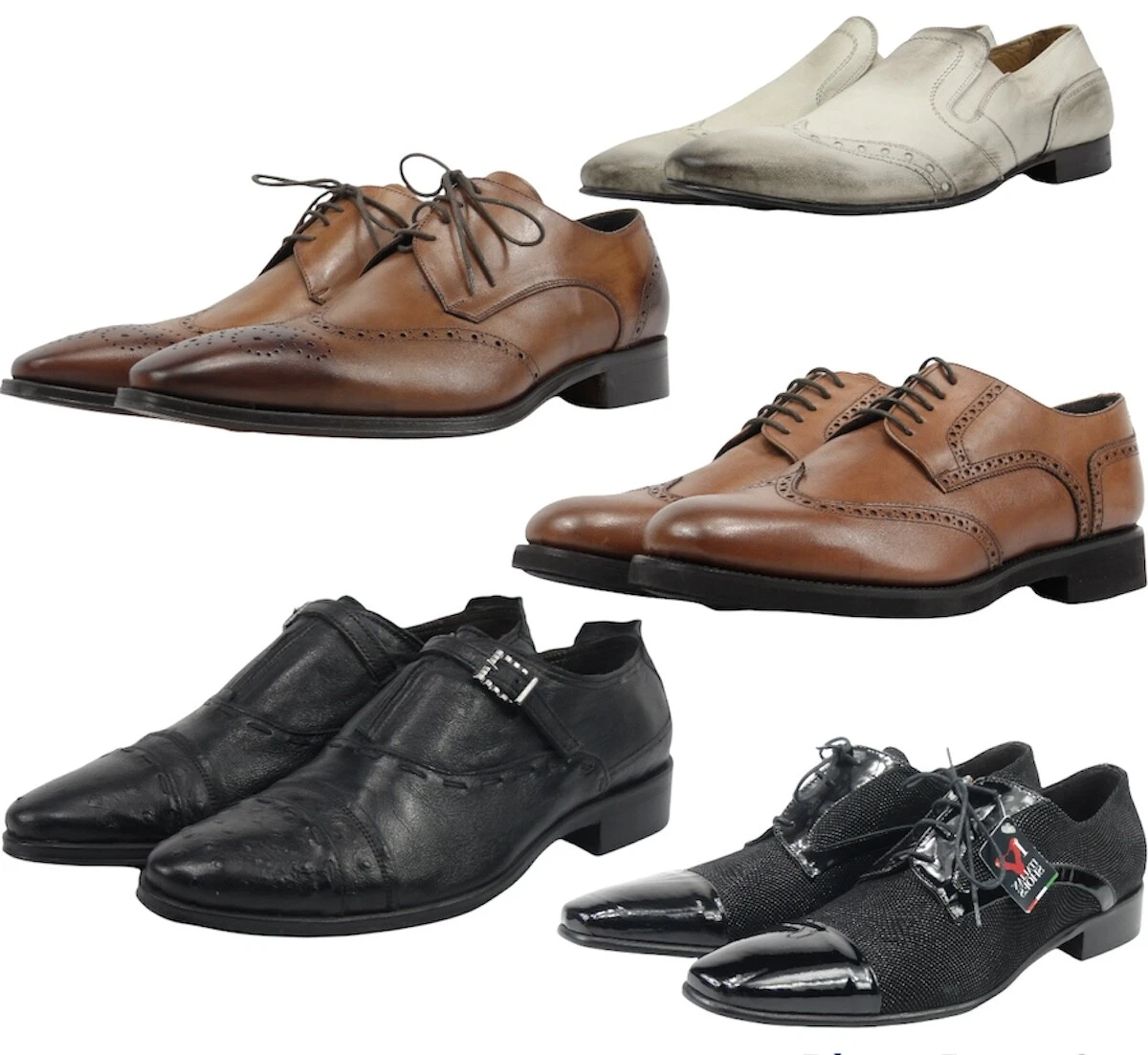 Scarpe uomo ELEGANTI classiche OUTLET 30 Vera Pelle lucide