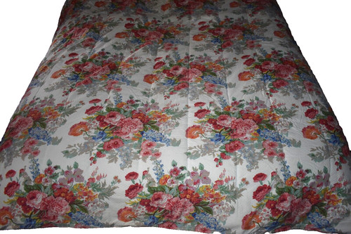 Vintage RALPH LAUREN Home Southampton Beach House Floral QUEEN Comforter USA #2