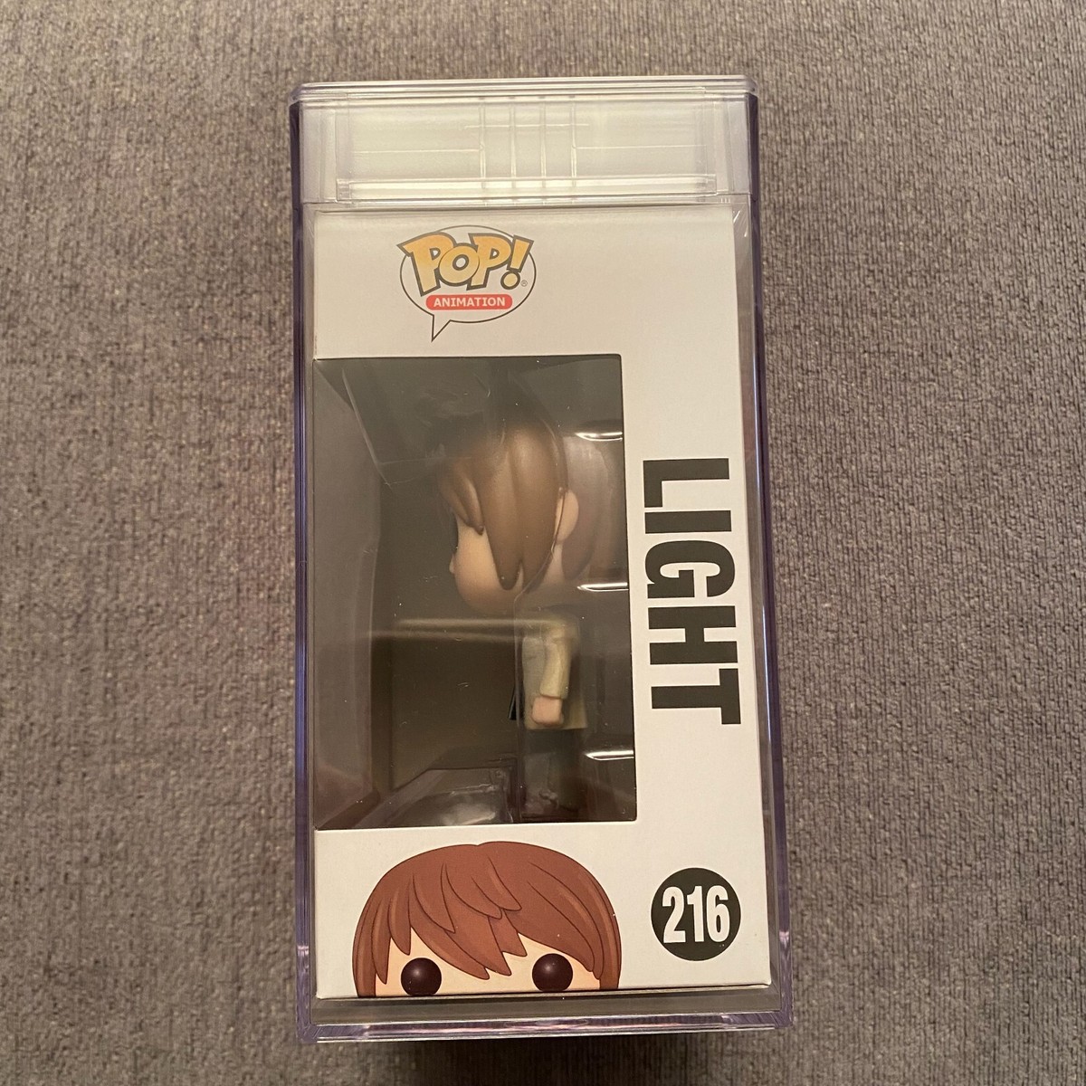 PSA 8.5 Funko Pop! Death Note Light Yagami #216! RARE, RETIRED
