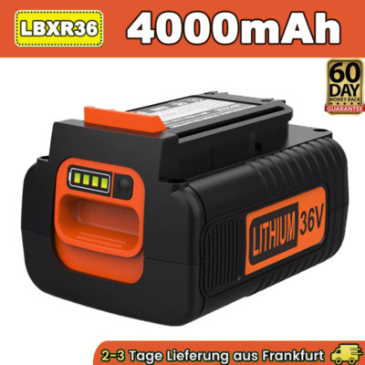 Akku 36V Li-ion 4000mAh Für Black+Decker LBXR36 LBX2040 BL20362 LHT2436 LST220