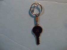 Unique Collectible Keychains 2"in Metal Black Key B