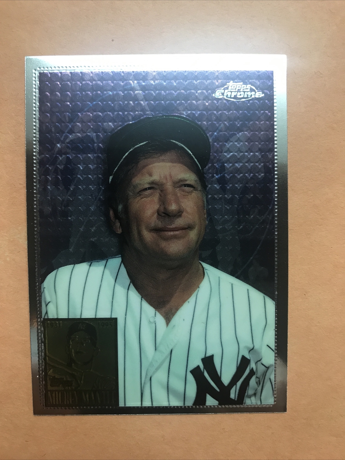 1996 Topps Chrome Mickey Mantle #7 Sharp!