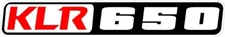 #793 (1) 6" Kawasaki KLR650 klr 650 Vintage Decal Sticker LAMINATED