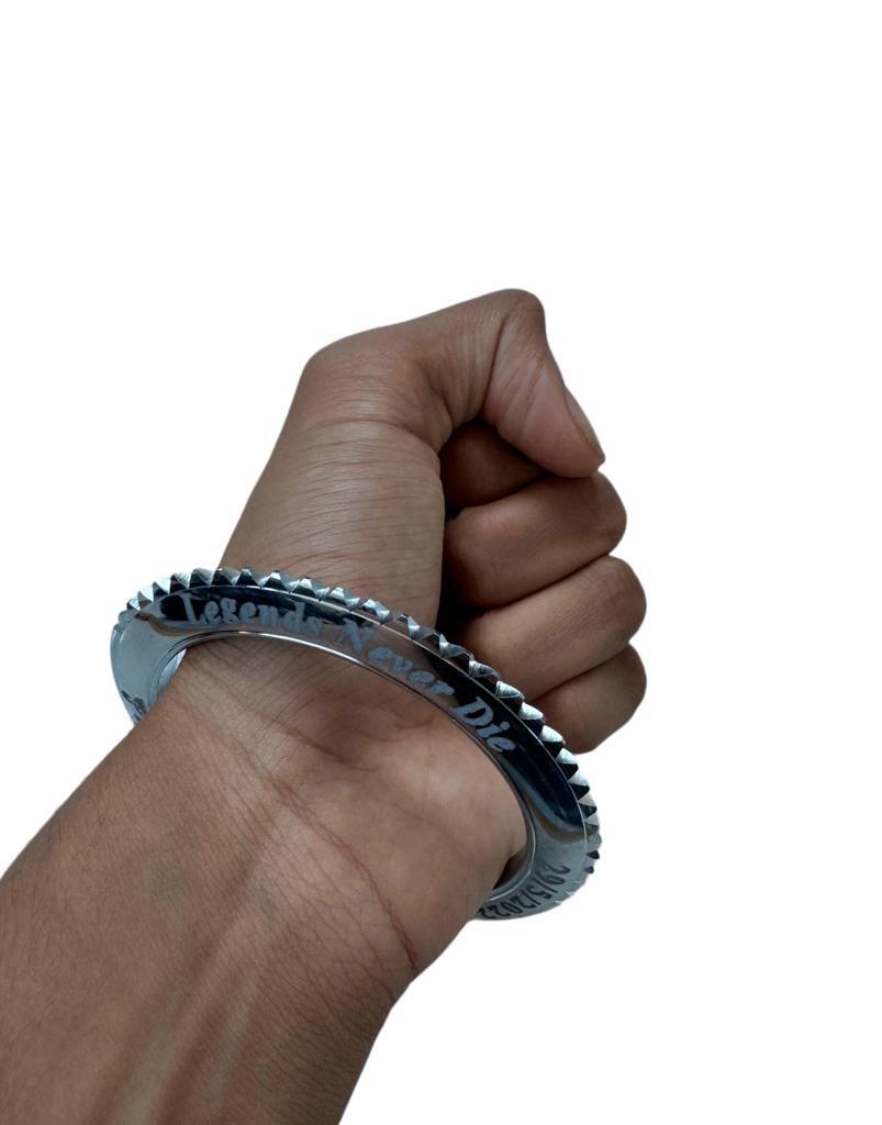 Sidhu Moosewala Kara Legends Never Die Tooth Kada Gold Silver