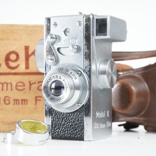 :Steky Model III 16mm Film Subminiature Spy Camera w/ Case  Original Box