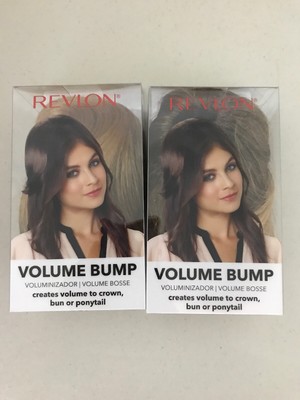 Lot Of 2 New Revlon Volume Bump Frosted Hair Piece Attaches To Bun