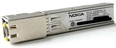 Nokia 3FE28784AA 01 10/100/1000Base-T SFP Transceiver Module