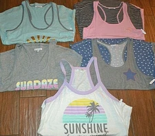 Womens PJ SALVAGE Pajama Tank Top Racer Back CHOICE S M L XL  Patterns FREE SHIP