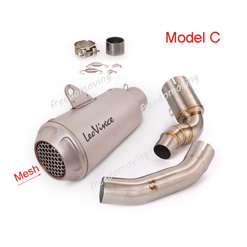 51mm Exhaust Muffler Tip Muffler Silencer Modified For Duke 250 390 RC390 390ADV - Picture 6 of 13