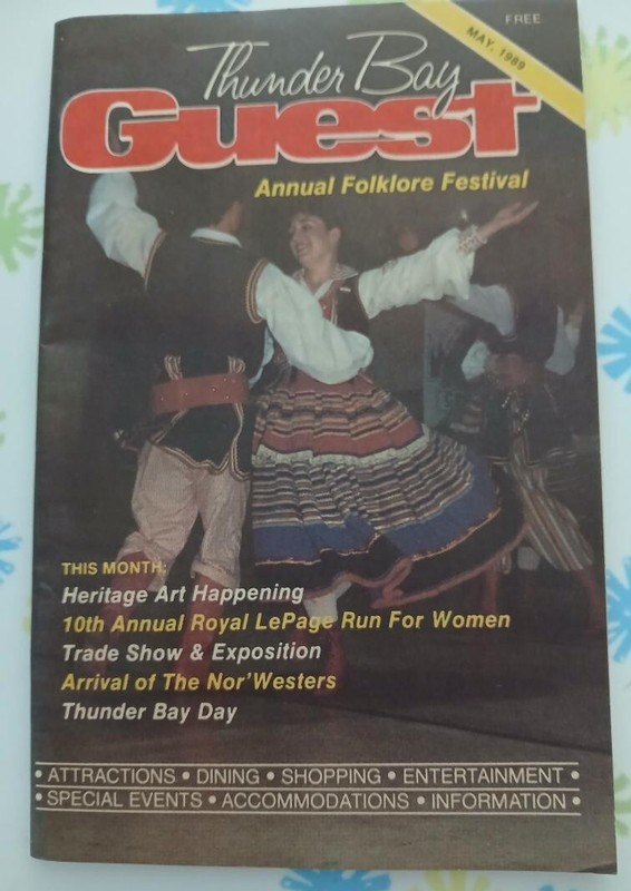 Thunder Bay Guest Booklet/Guide May 1989 50 Pages Canada Attractions Dining