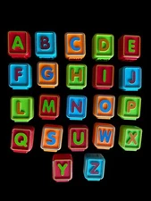 YOU PICK Vtech Replacement Letter Blocks Sit To Stand Alphabet Train 2-Sided