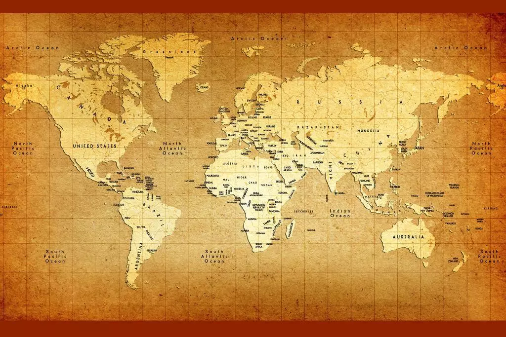 Antique World Map