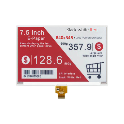 7,5-Zoll-HINK-E075A01-Bildschirm, kompatibel mit Raspberry Pi 3B/3B+/Zero