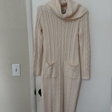 Rachel Zoe Sweater Dress Size XS Cream Color