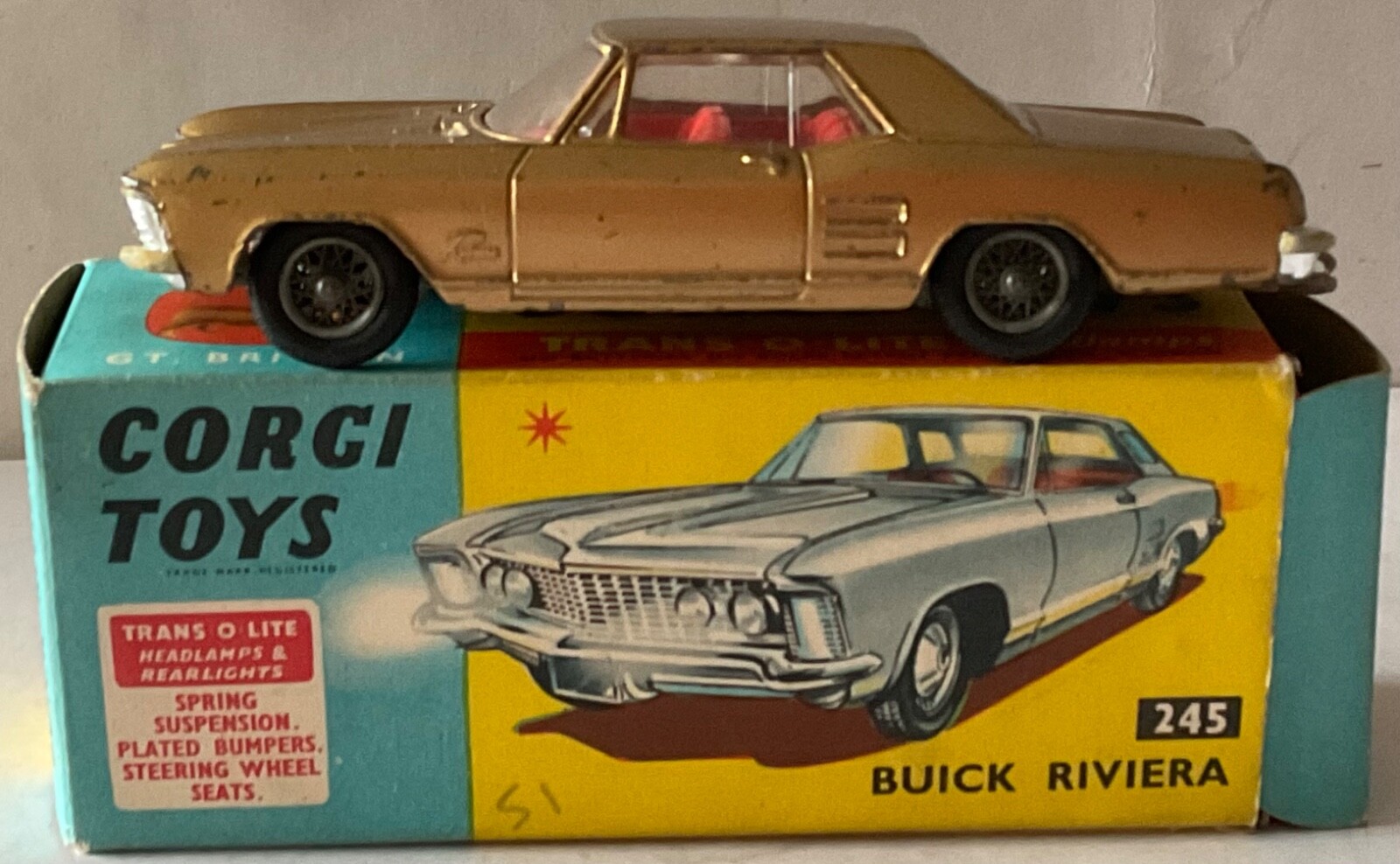 Corgi 245, Buick Riviera - Free Price Guide & Review