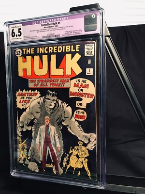 The Incredible Hulk No.1 (1962) CGC 6.5 Professional Restoration