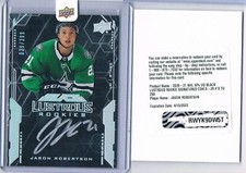2020-21 SPX BLACK LUSTROUS ROOKIES SIGNATURES JASON ROBERTSON AUTO 039/299