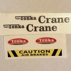 Custom Replacement Decals for #2940 Mighty Crane Tonka Truck - Waterproof Vinyl