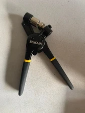 ZONGLAN Grommet Tool Kit, Eyelet Tool Multi-Purpose Handheld Manual Hole Punch R