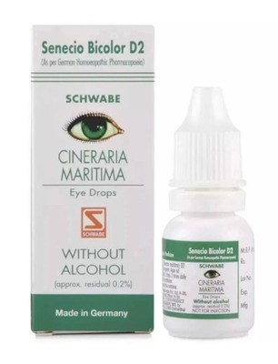 Schwabe Cineraia Eye Drops Without Alcohol 10 ML