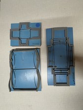 3 alte Stanzformen Stanzmesser Verpackung Faltschachtel Druckerei Buchbinderei