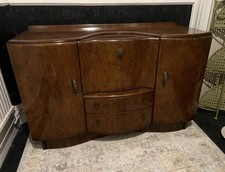 Beautility, Cocktail Cabinet, Sideboard, Art Deco, Walnut Wood, Great Condition.