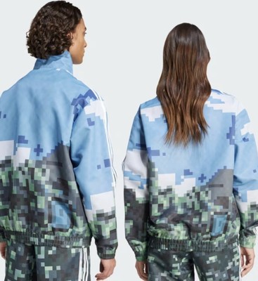 アディダスオリジナル☆adidas Originals x Minecraft Track Top adidas Originals x Minecraft Track Top Jacket XS Nwt 100