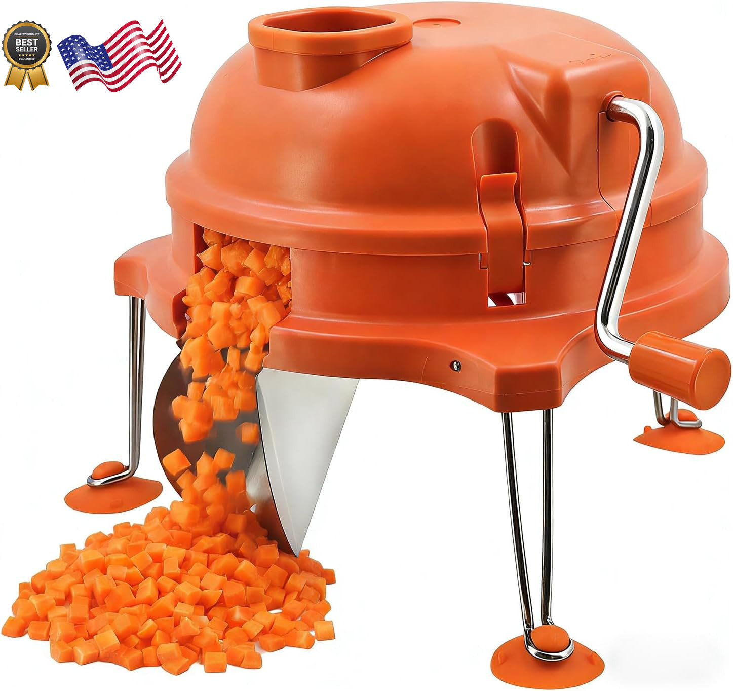 CL003 Commercial Vegetable Dicer1/4" X 1/4" Dynacube Manual Food Chopper