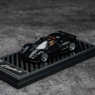 LCD 1/64 Scale Pagani Zonda C12 Black Diecast Car Model Collection Toy Gift NIB