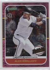 2021 Panini Donruss Highlights Pink Fireworks Alex Kirilloff #HI6 2u3