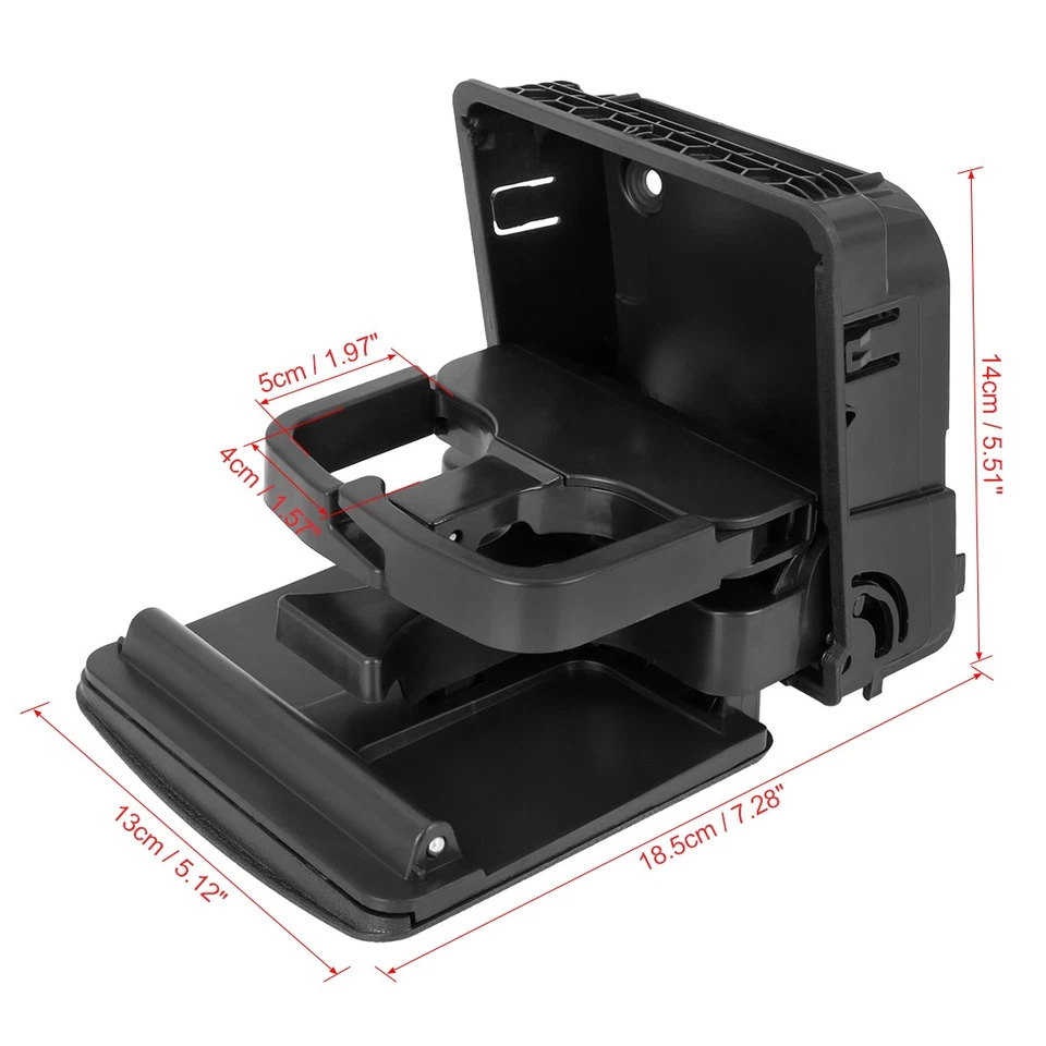 Folding Car Auto Center Console Cup Holder 1K0862532F fit for VW Golf 2010-2013 - Imagem 2 de 4