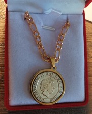 17th Birthday Present , 2009 Twenty Pence Necklace.