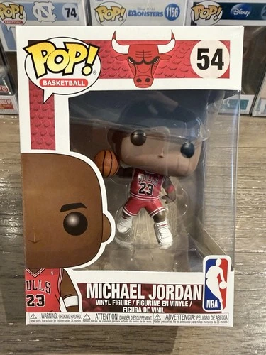 New Funko Pop Basketball NBA Chicago Bulls #54 Michael Jordan +  Soft Protector