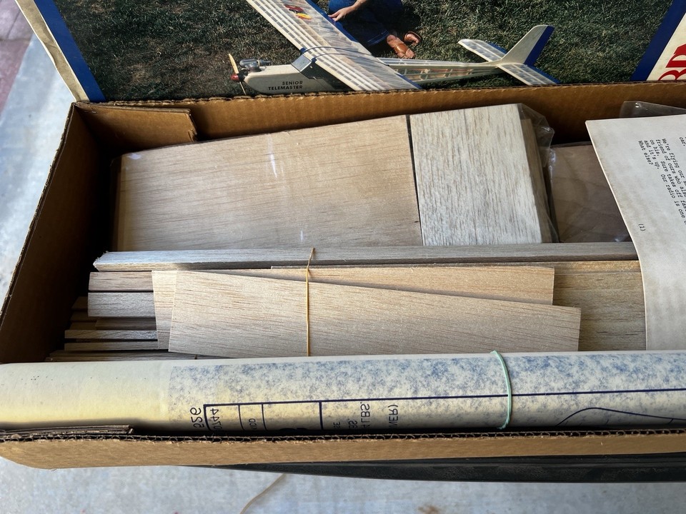 Hobby Lobby Sr. Telemetry Vintage RC Airplane Kit, NOS WS 95”Engine ...