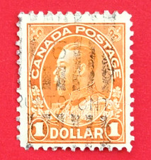 Canada Stamp 122 (wet printing) "King George V Admiral Issue" Used