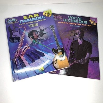 Vocal Technique + Ear Training Books NEW Musician's Institute Hal Leonard books
