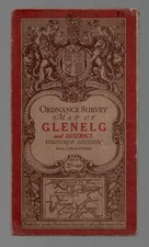 ORDNANCE SURVEY MAP OF GLENELG & DISTRICT DATED 1910 VG