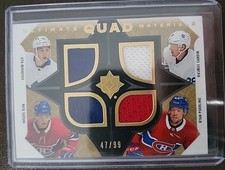 2019-20 Mikheyev Sandin Nick Suzuki Ryan Poehling QUAD MATERIALS ROOKIE RC 48/99
